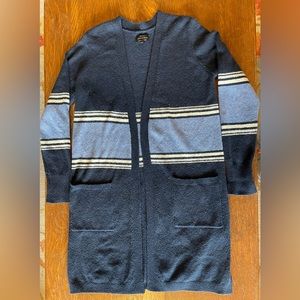 Lucky Brand - Long blue cardigan